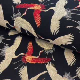 Decoration fabric GOBELIN Cranebird paradise