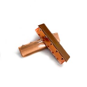 Metal Webbing End Clip 40 mm copper