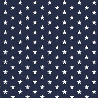 Cotton fabric Petit stars navy