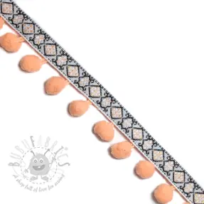Pom pom JACQUARD salmon