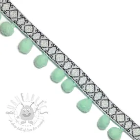 Pom pom JACQUARD light mint
