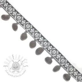 Pom pom JACQUARD grey