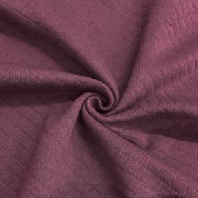 Stepped sweat fabric old purple