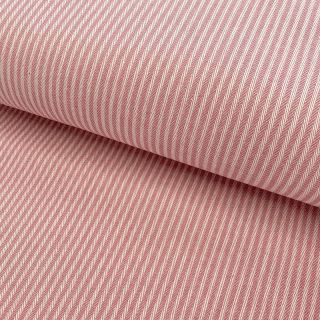 Decoration fabric DOBBY Colored stripe blush