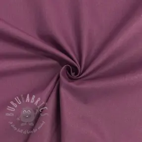 Cotton poplin aubergine