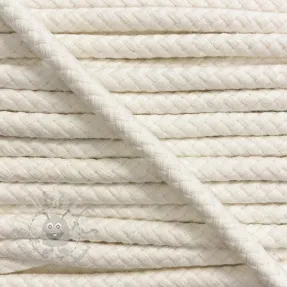 Cotton cord 8 mm off white