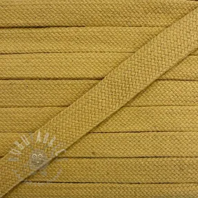 Cotton cord flat 13 mm camel