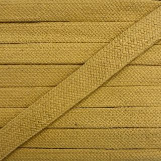 Cotton cord flat 13 mm camel