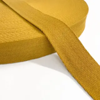 Cotton webbing 4 cm ochre