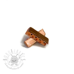 Metal Webbing End Clip 25 mm copper