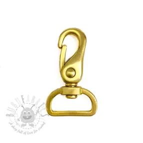 Metal Snap Hook 25 mm gold