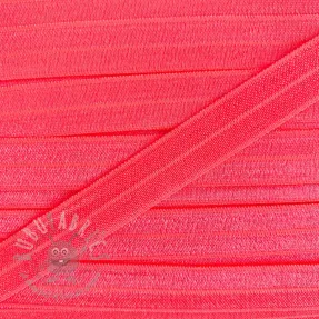Bias binding elastic 15 mm neon pink