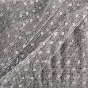 Tulle netting SPOT light grey