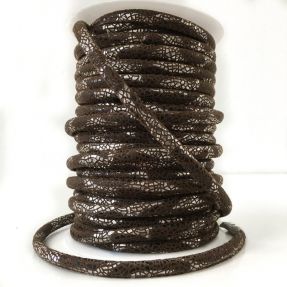 Suede cord Glitter brown