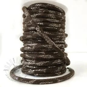 Suede cord Glitter brown