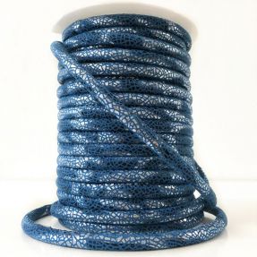 Suede cord Glitter blue