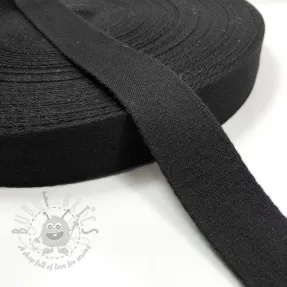 Cotton webbing 4 cm black