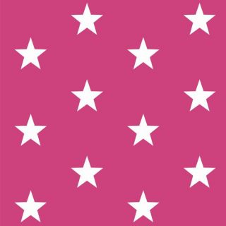 Cotton fabric Stars pink