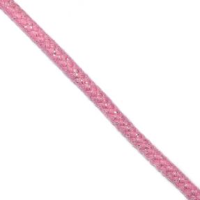 Lurex cord 10 mm pink