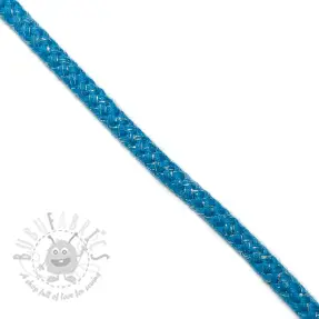 Lurex cord 10 mm aqua