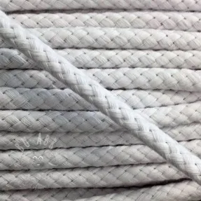 Polyester cord 8 mm white