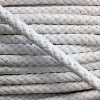 Polyester cord 8 mm white