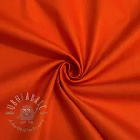 Cotton poplin flame orange