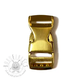 Metal Side Release Buckle 25 mm gold