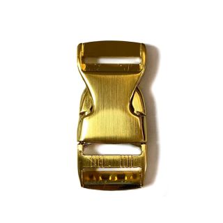 Metal Side Release Buckle 25 mm gold