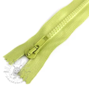 Plastic Jacket Zipper open-end 70 cm lime