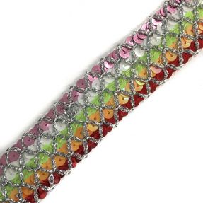 Ribbons Sequin MULTI lime