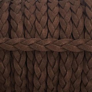 Suede cord twisted choco