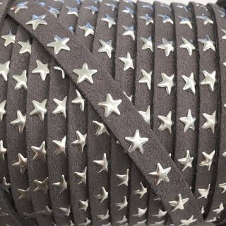 Suede cord Stars grey