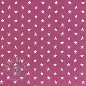 Cotton fabric Petit stars mauve