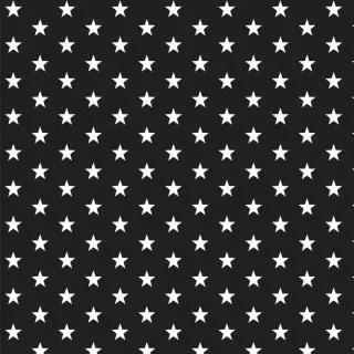 Cotton fabric Petit stars black