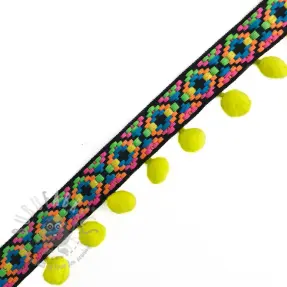 Pom pom IBIZA neon yellow