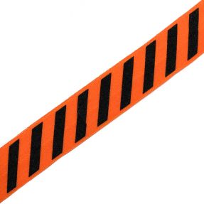 Bias binding elastic STRIPE 20 mm orange