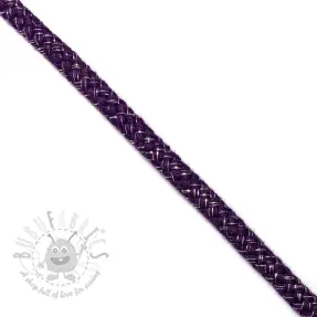 Lurex cord 10 mm purple