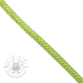Lurex cord 10 mm lime