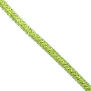 Lurex cord 10 mm lime