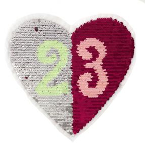 Sequins reversible Heart 23