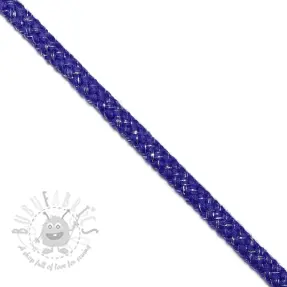 Lurex cord 10 mm cobalt