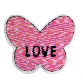 Sequins reversible Butterfly love