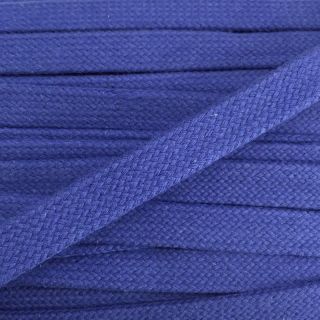 Cotton cord flat 15 mm cobalt