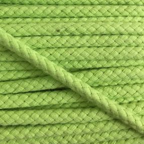 Cotton cord 8 mm lime