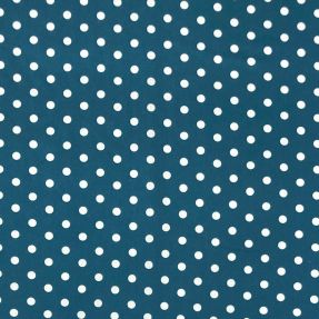 Cotton fabric Dots indigo