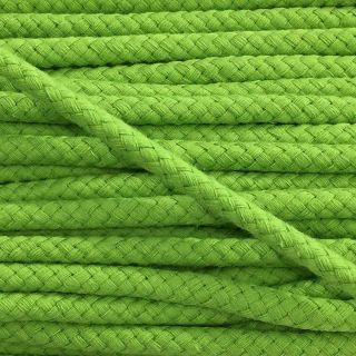 Cotton cord 8 mm dark lime