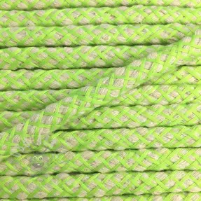 Cotton cord 1 cm lime
