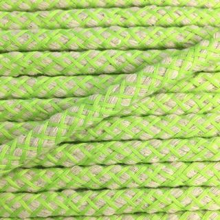 Cotton cord 1 cm lime