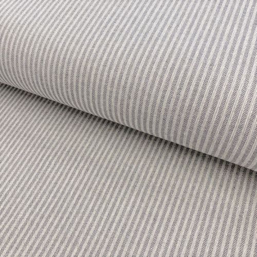 Decoration fabric DOBBY Colored stripe grey